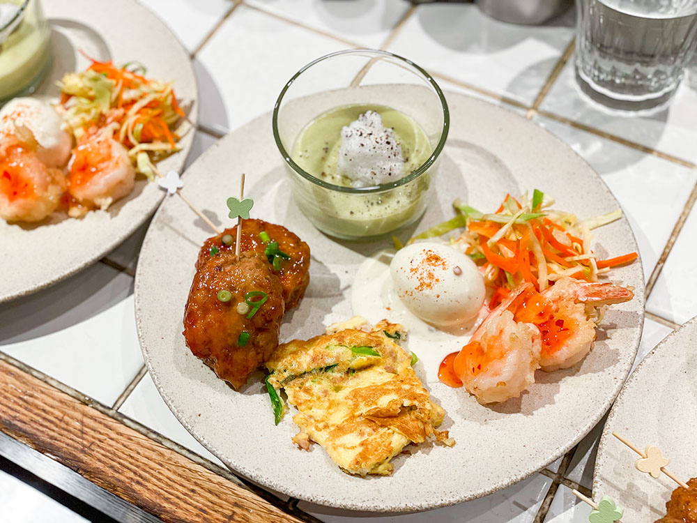 6種の卵を使った料理7品