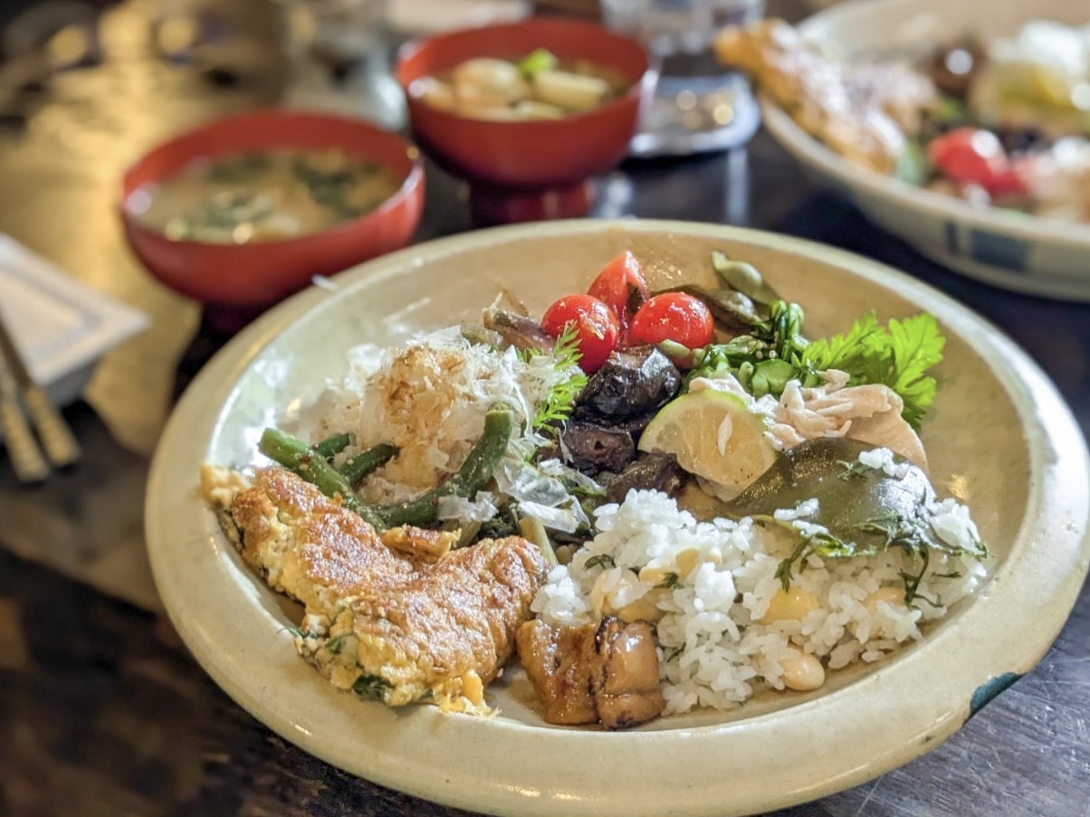 まめから農園の食材を使った料理