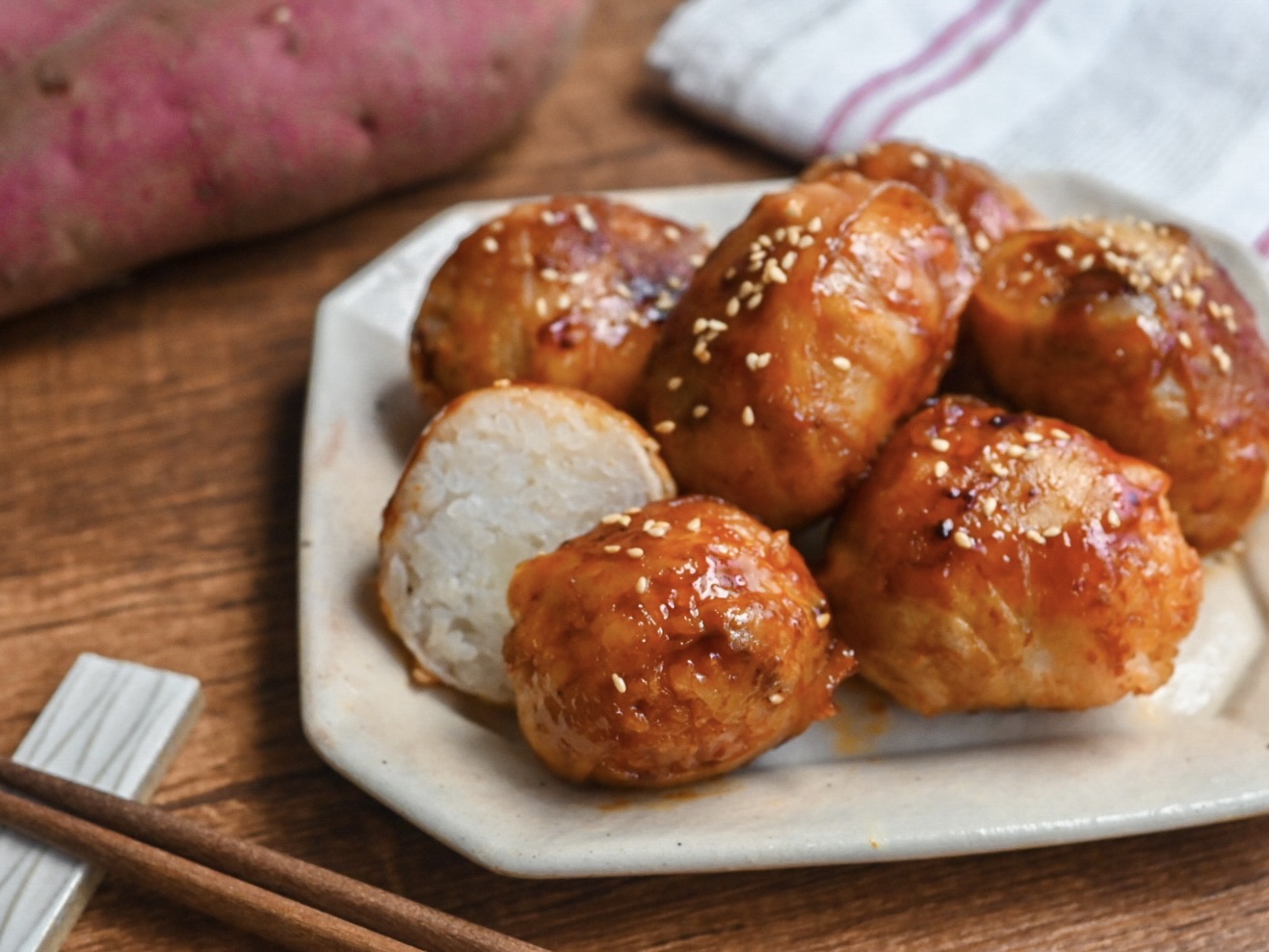 由栗いもの料理